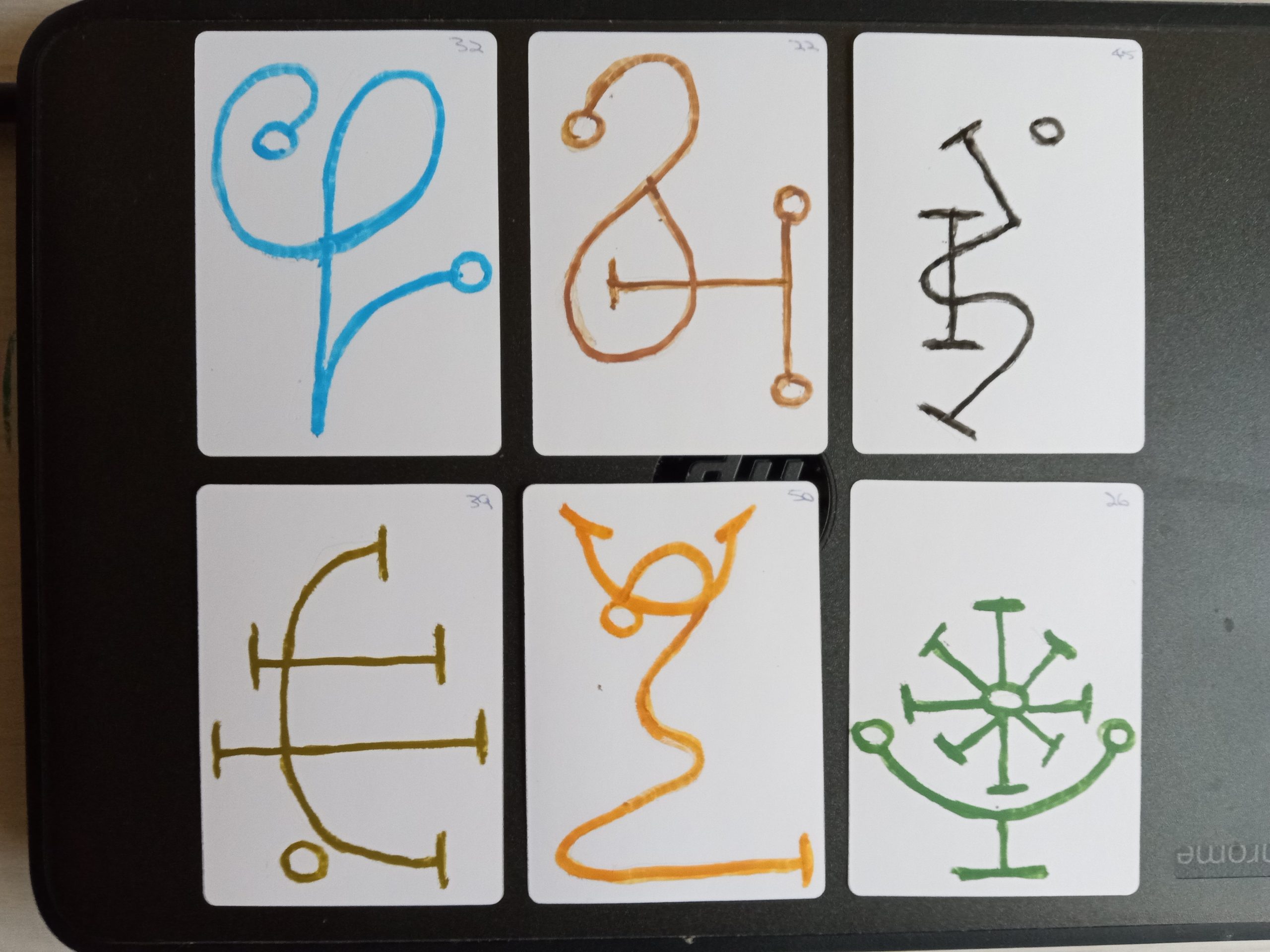 Card Deck- 52 cards of Signs and Symbols